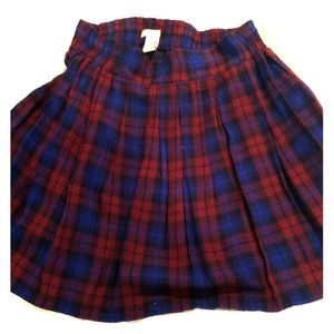 Forever 21 plaid mini skirt size M